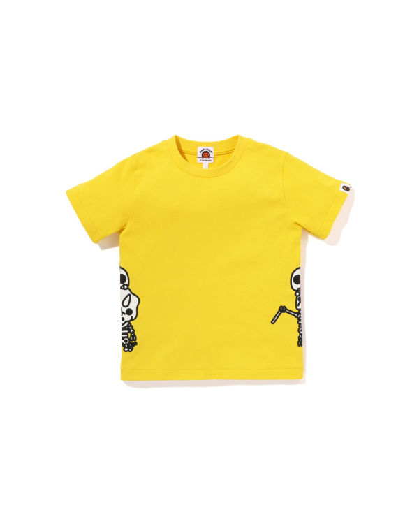 Bape Glow In The Dark Bone Dinosaur Tricko Detske Žlté | SK-0325