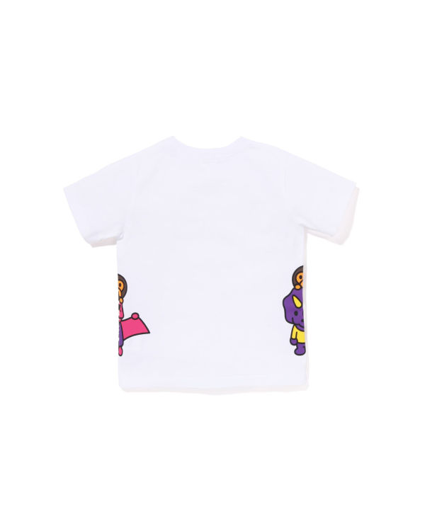 Bape Glow In The Dark Bone Dinosaur Tricko Detske Biele | SK-2490