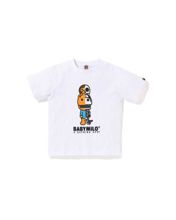 Bape Glow In The Dark Rex Bone Tricko Detske Biele | SK-8157