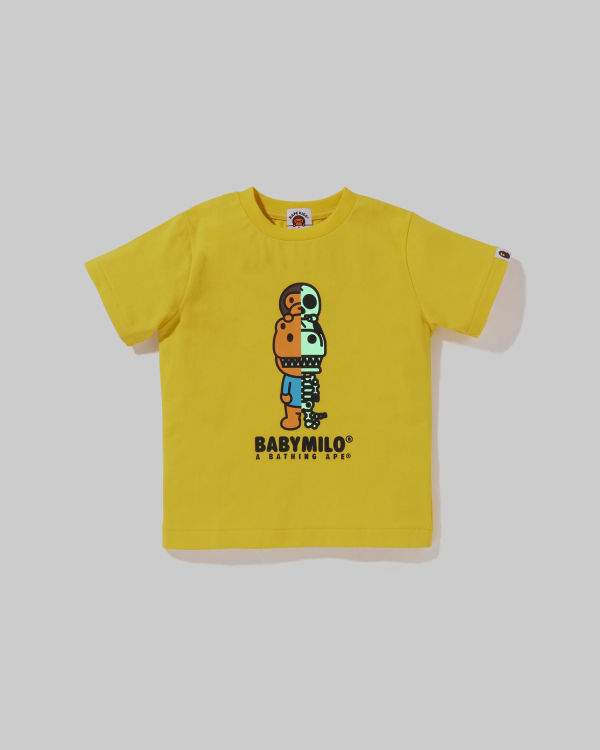 Bape Glow In The Dark Rex Bone Tricko Detske Žlté | SK-8675