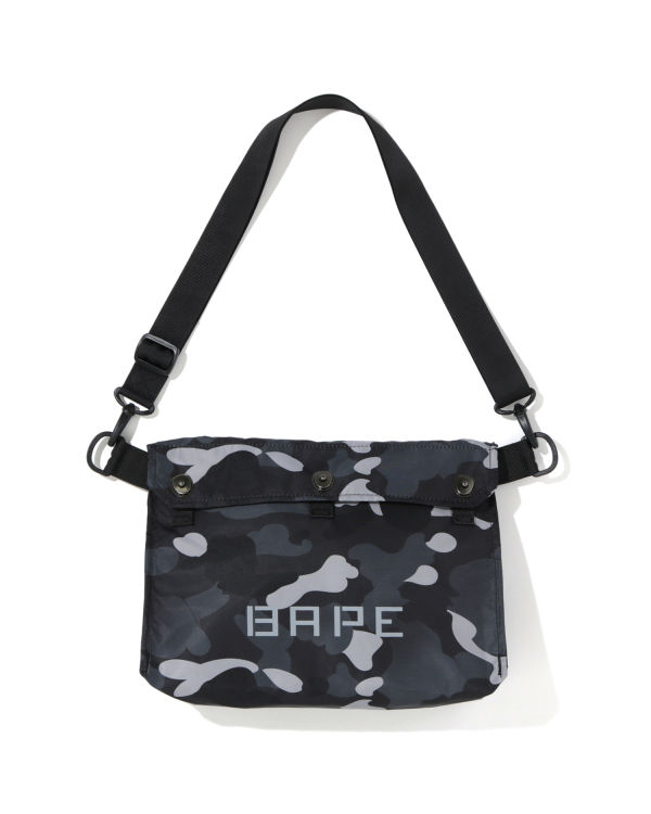 Bape Gradation Camo Taška Cez Rameno Panske Tmavo Siva | SK-8569