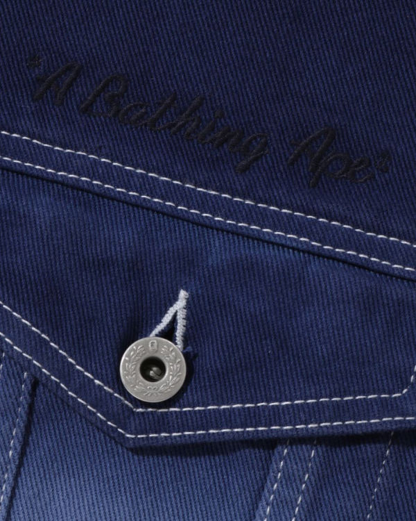 Bape Gradation Champion Denim Bundy Damske Námornícka Modrá Biele Červené | SK-5943