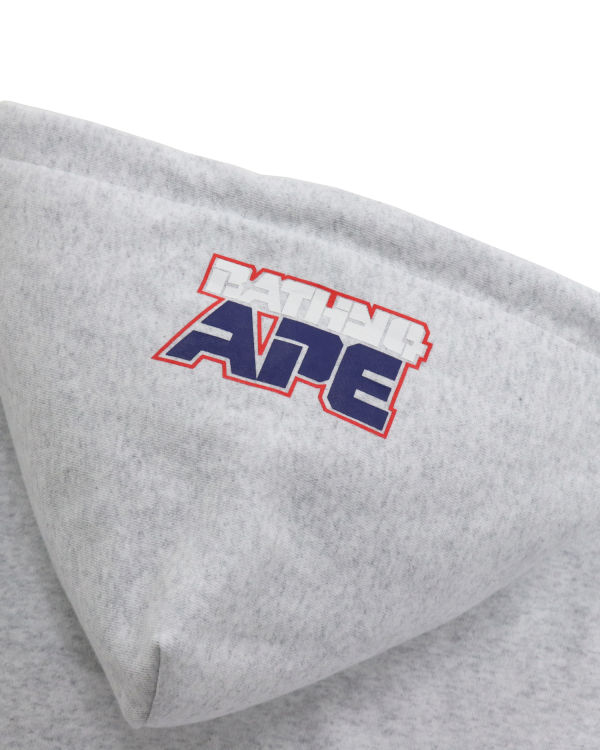 Bape Grafika #1 Pullover Mikiny S Kapucňou Panske Svetlo Siva | SK-3174