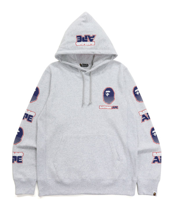 Bape Grafika #1 Pullover Mikiny S Kapucňou Panske Svetlo Siva | SK-3174