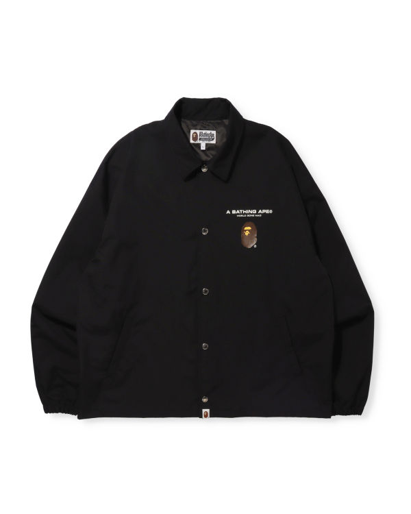 Bape Grafika Relaxed Fit Coach Bundy Panske Čierne | SK-2105