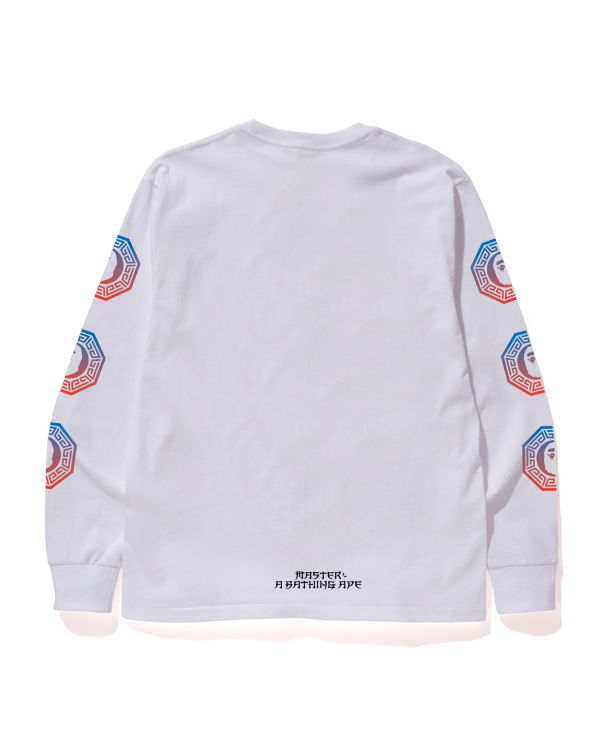 Bape Grafika Tricko Panske Biele | SK-6209