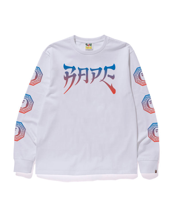 Bape Grafika Tricko Panske Biele | SK-6209