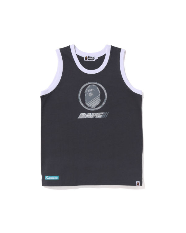 Bape Grafika Tricko Panske Tmavo Siva | SK-1985