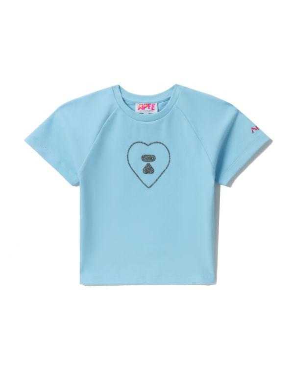 Bape Grafika crop #2 Tricko Damske Modre | SK-8412
