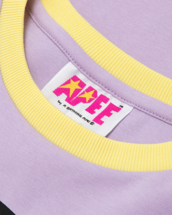 Bape Grafika cropped Tricko Damske Nachový | SK-5928