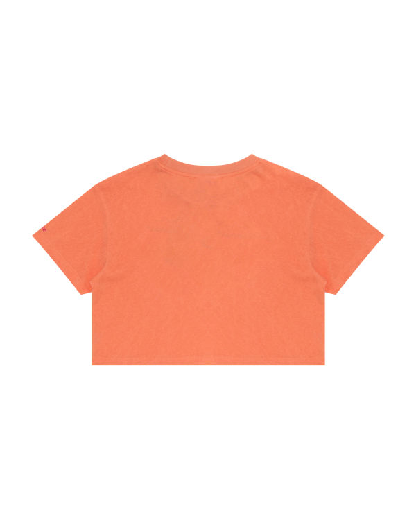 Bape Grafika cropped Tricko Damske Oranžové | SK-5103