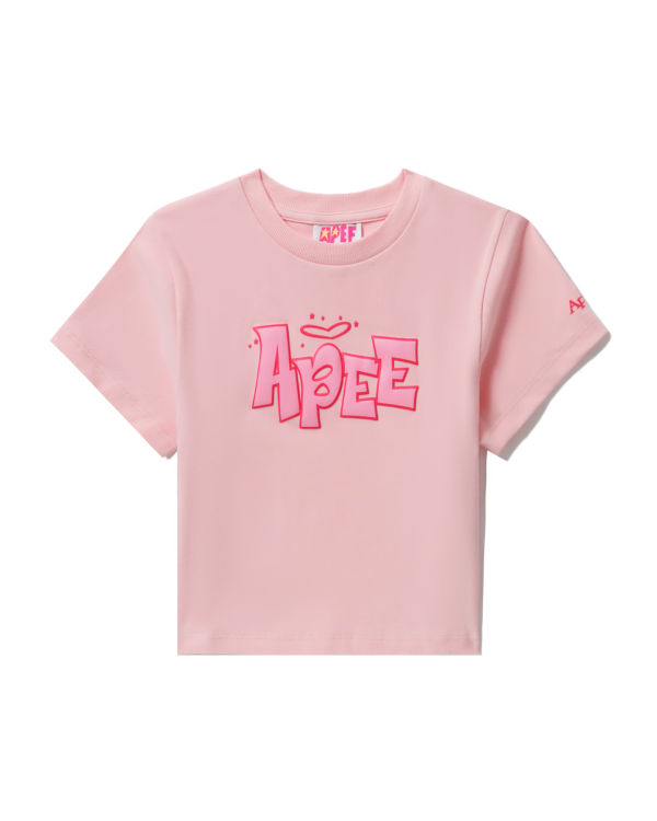 Bape Grafika slim-cut Tricko Damske Ruzove | SK-6415