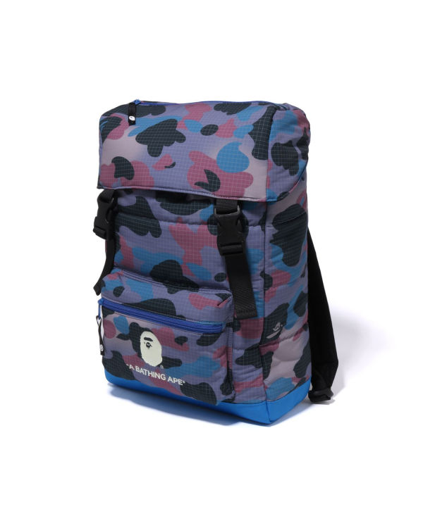 Bape Grid Camo Glow In The Dark Padding Batohy Detske Nachový | SK-8017