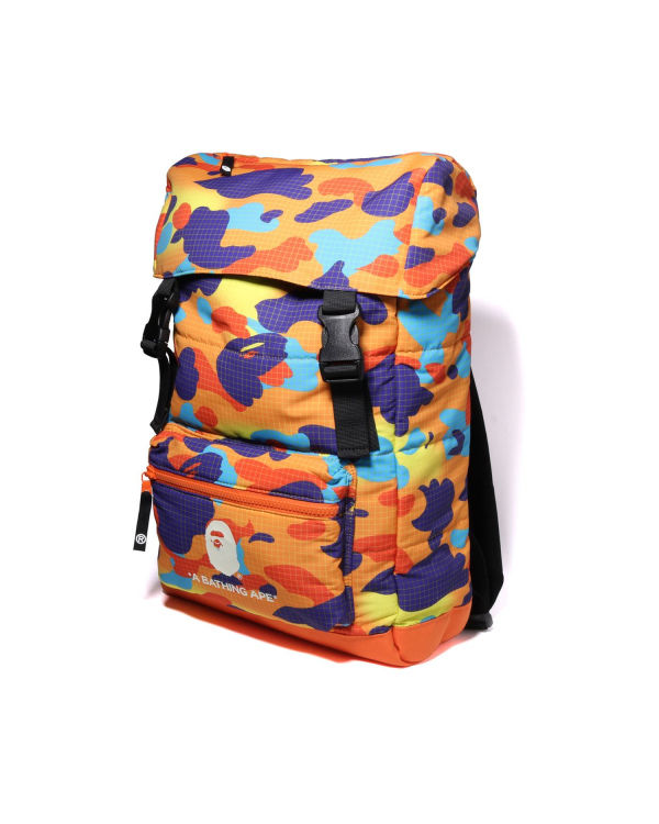 Bape Grid Camo Glow In The Dark Padding Batohy Detske Viacfarebný | SK-8357