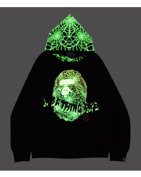 Bape Halloween Ape Head Glow In The Dark Pullover Mikiny S Kapucňou Panske Čierne | SK-5694