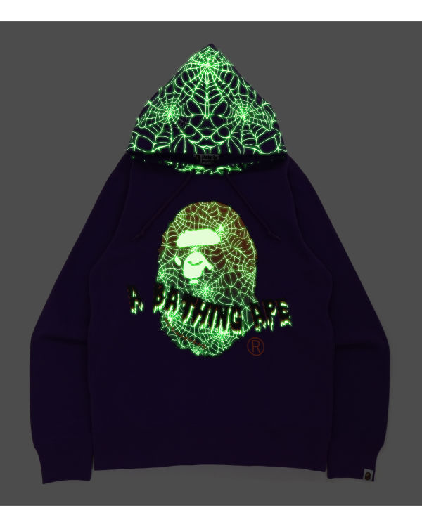 Bape Halloween Ape Head Glow In The Dark Pullover Mikiny S Kapucňou Panske Nachový | SK-7485