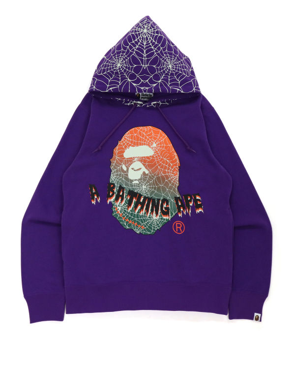 Bape Halloween Ape Head Glow In The Dark Pullover Mikiny S Kapucňou Panske Nachový | SK-7485