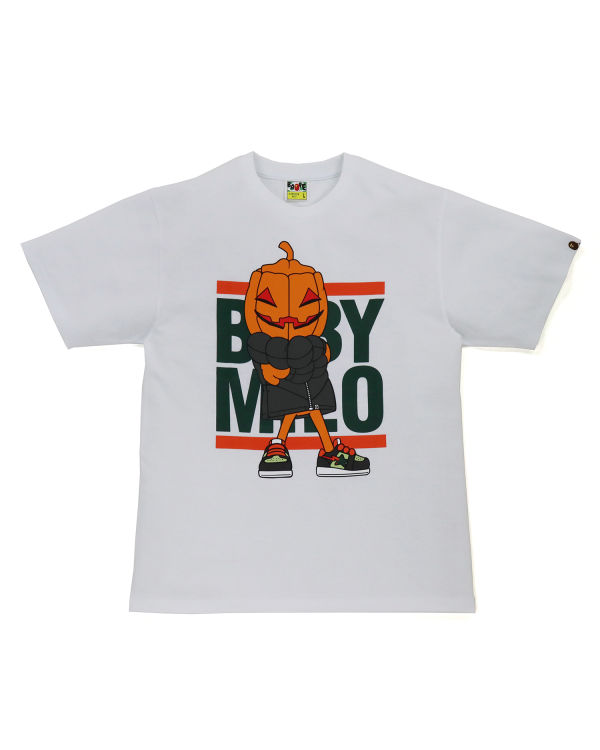 Bape Halloween Milo Tricko Panske Biele | SK-2857