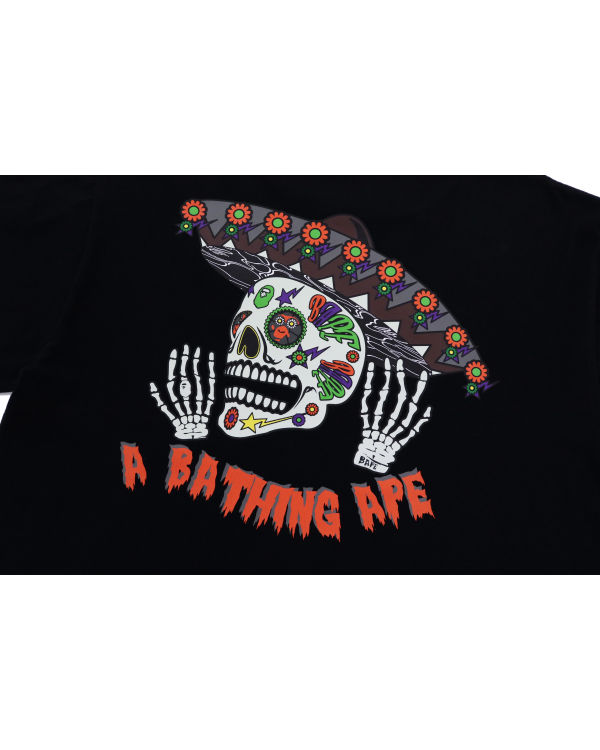 Bape Halloween Skull Glow In The Dark Long Sleeve Mikiny Panske Čierne | SK-0967