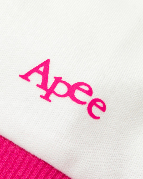 Bape Heart cropped Tricko Damske Biele | SK-6574