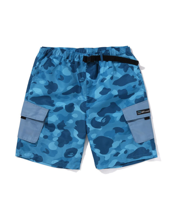 Bape Honeycomb Camo Cargo Sortky Panske Svetlo Modre | SK-8372