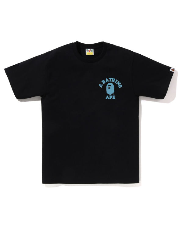 Bape Honeycomb Camo College ATS Tricko Panske Čierne | SK-8243