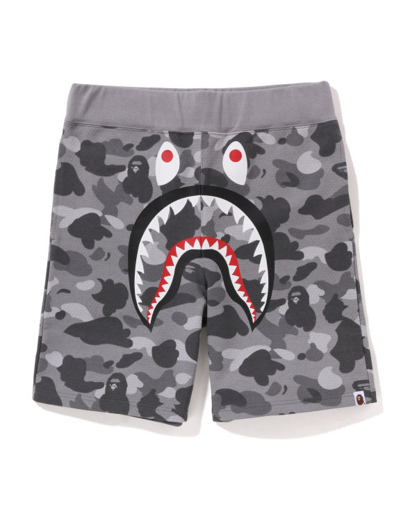 Bape Honeycomb Camo Shark Sortky Panske Siva | SK-6952