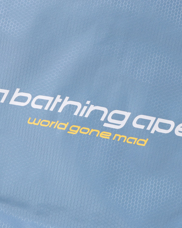 Bape Honeycomb Ripstop Bomber Bundy Panske Svetlo Modre | SK-0437