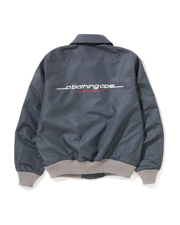 Bape Honeycomb Ripstop Bomber Bundy Panske Siva | SK-0459