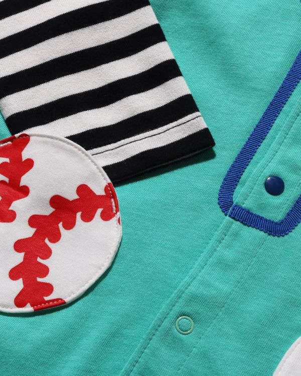 Bape Hoop Baseball Layered Rompers Body Detske Mätové | SK-0897