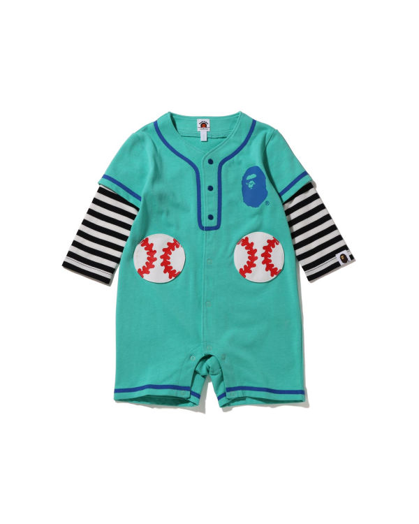 Bape Hoop Baseball Layered Rompers Body Detske Mätové | SK-0897