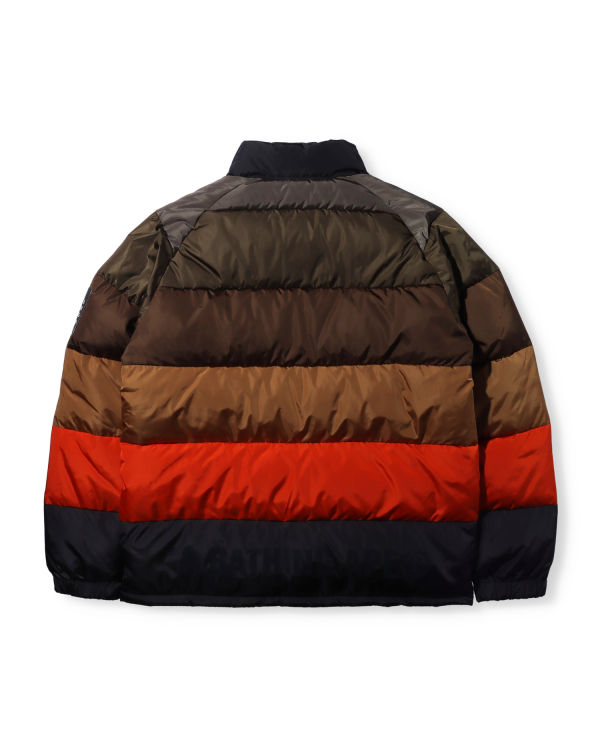 Bape Hoop Klasické Páperové Bundy Panske Hnede Červené Námornícka Modrá | SK-9501