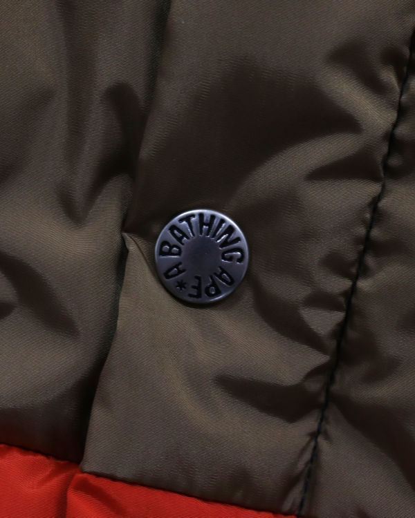 Bape Hoop Klasické Páperové Bundy Panske Hnede Červené Námornícka Modrá | SK-9501