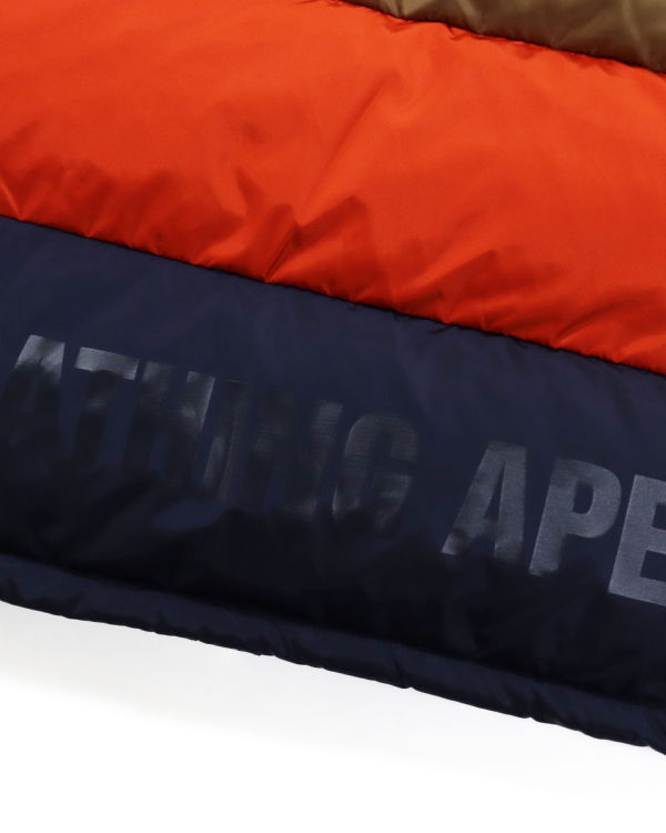 Bape Hoop Klasické Páperové Bundy Panske Hnede Červené Námornícka Modrá | SK-9501