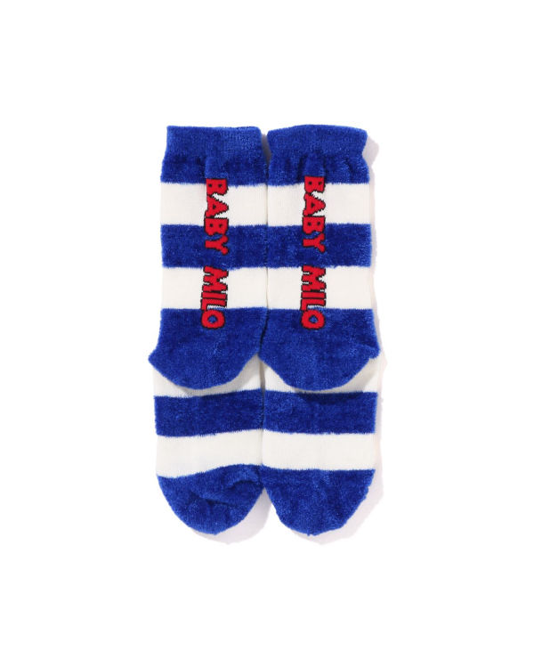 Bape Hoop Milo Face Ponozky Detske Modre | SK-5672