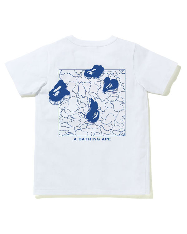 Bape Ink Print Tricko Damske Biele | SK-5072