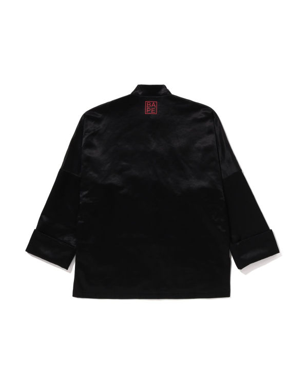 Bape Japanese Motif Loose FIt China Bundy Panske Čierne | SK-8764