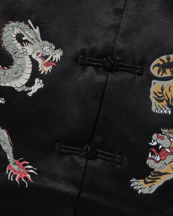 Bape Japanese Motif Loose FIt China Bundy Panske Čierne | SK-8764