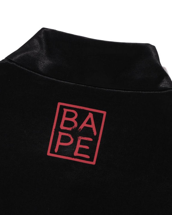 Bape Japanese Motif Loose FIt China Bundy Panske Čierne | SK-8764