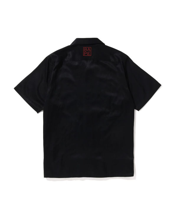 Bape Japanese Motif Relaxed Fit S/S Kosele Panske Čierne | SK-0287