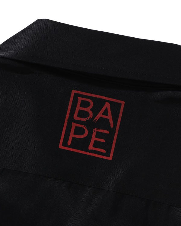 Bape Japanese Motif Relaxed Fit S/S Kosele Panske Čierne | SK-0287