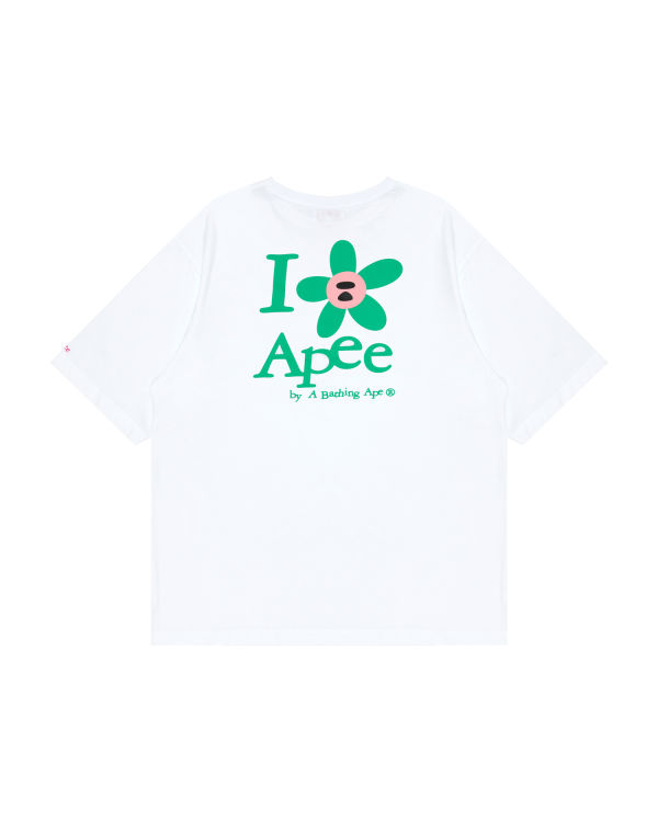 Bape Klasické Tricko Damske Biele | SK-0236