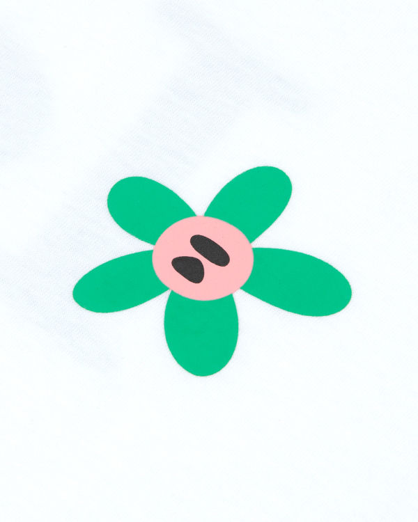 Bape Klasické Tricko Damske Biele | SK-0236