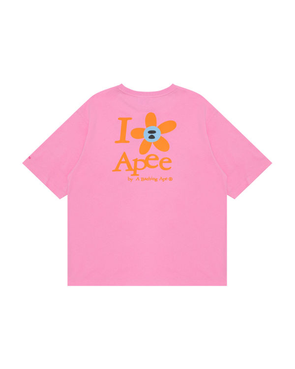 Bape Klasické Tricko Damske Ruzove | SK-1807