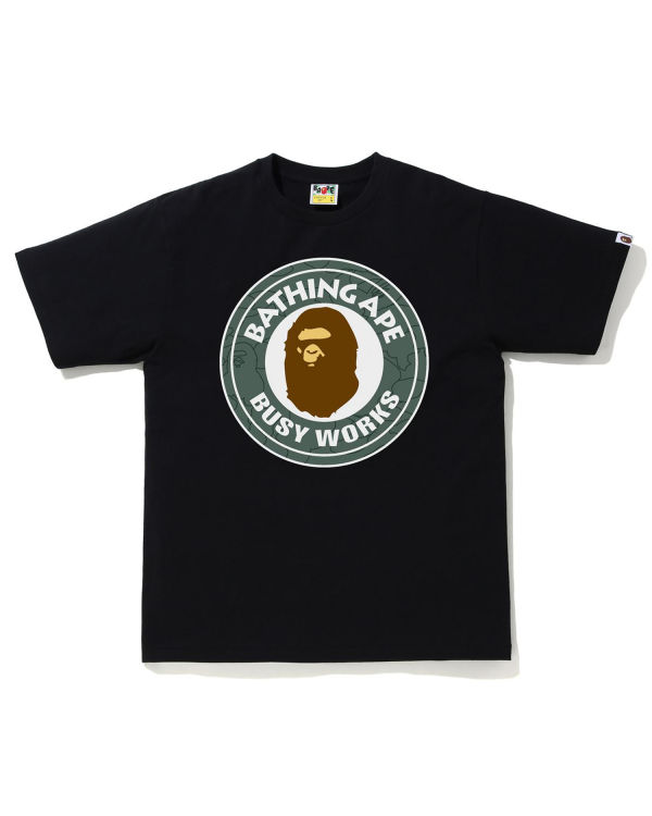 Bape Line 1st Camo Busy Works Tricko Panske Čierne | SK-3845