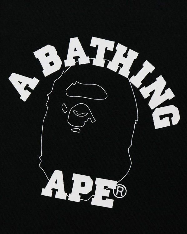 Bape Line 1st Camo Face Tricko Panske Čierne | SK-8912