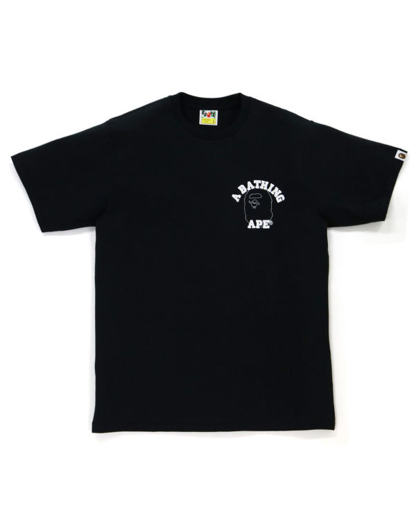 Bape Line 1st Camo Face Tricko Panske Čierne | SK-8912