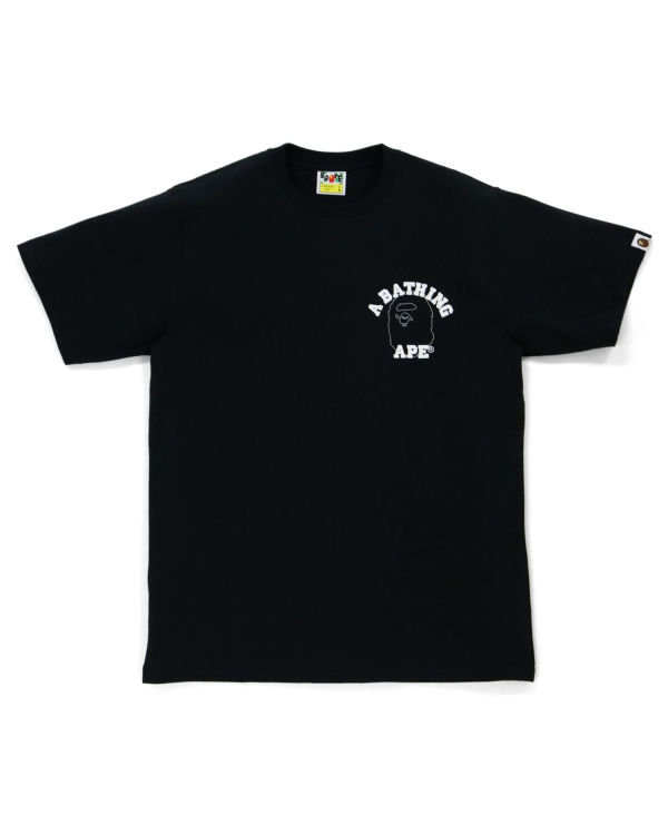 Bape Line 1st Camo Face Tricko Panske Čierne | SK-9167