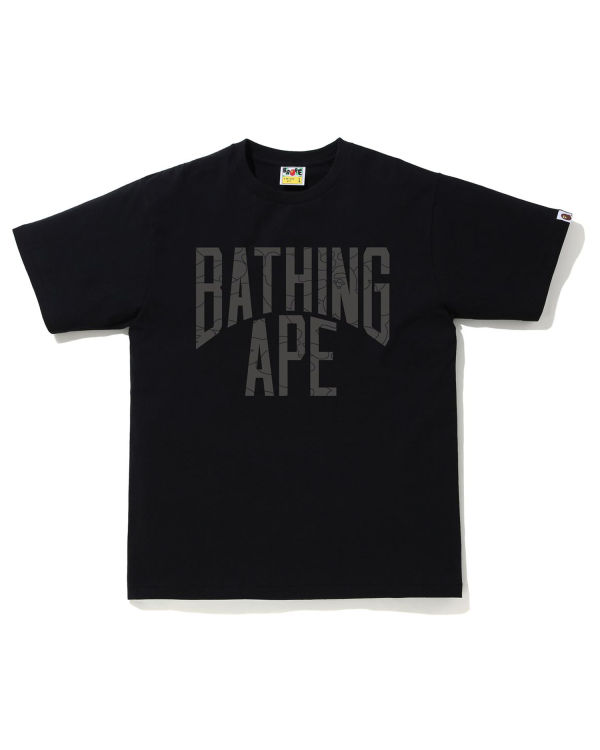 Bape Line 1st Camo NYC Logo Tricko Panske Čierne | SK-2186