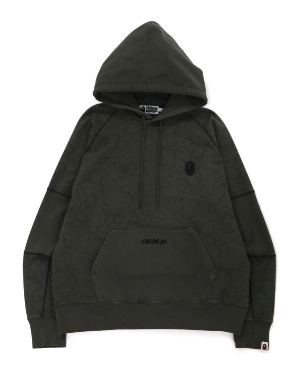 Bape Line 1st Camo Washed Relax Mikiny Panske Čierne | SK-3945
